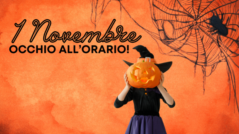 Scopri l'orario del 1 Novembre '25!