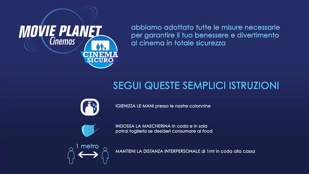 Al cinema sei al sicuro!
