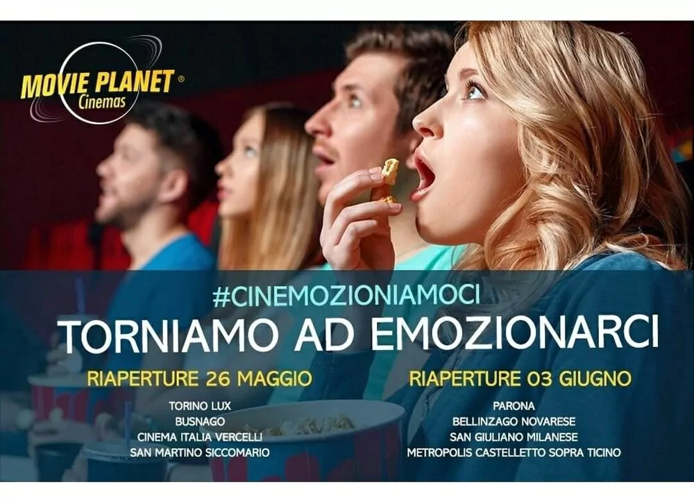 Dal 3 Giugno si torna al Cinema!