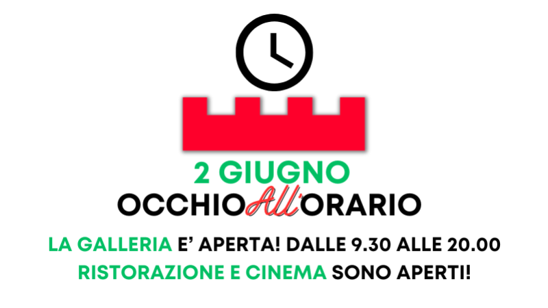 Attenzione agli orari! 2 GIUGNO 24